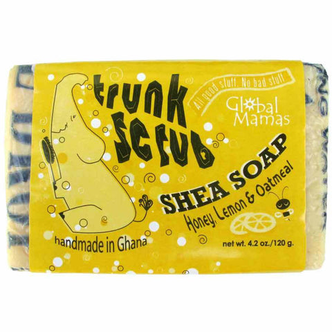 Trunk Scrub Shea Soap -Honey Lemon/Oatmeal - Global Mamas (S)