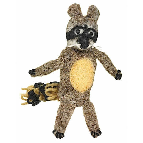 Woolie Finger Puppet - Raccoon - Wild Woolies (T)