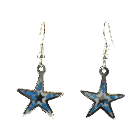 Inlaid Starfish Earrings - Artisana