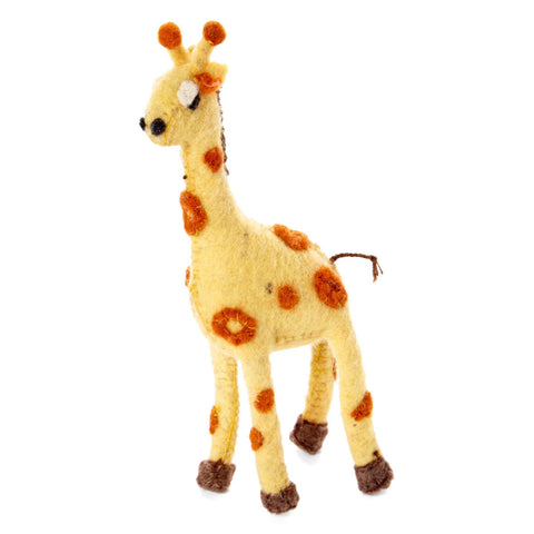 Giraffe Felt Holiday Ornament - Silk Road Bazaar (O)