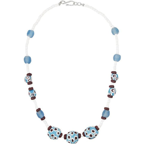 Grace Necklace in Blue - Global Mamas