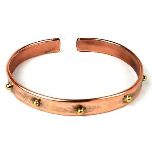 Riveting Copper and Brass Bangle - Brass Images (C)