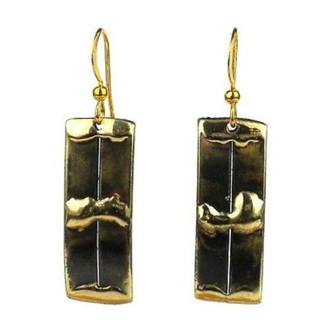 Brass Struts Earrings - Brass Images (E)