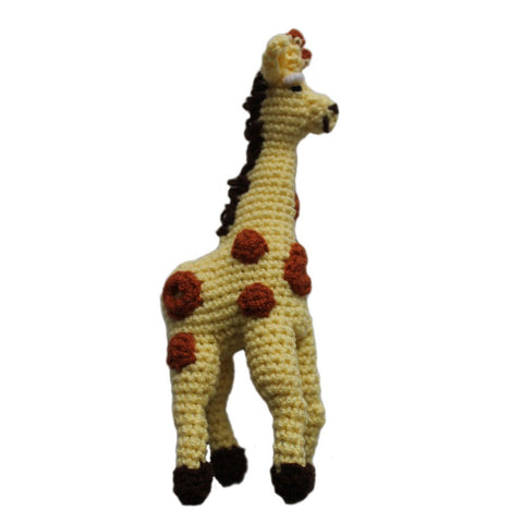 Knit Rattle Giraffe - Silk Road Bazaar