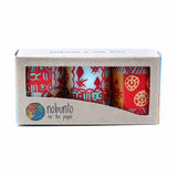 Hand Painted Candles in Owoduni Design (box of three) - Nobunto