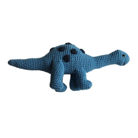 Knit Rattle Brontosaurus - Silk Road Bazaar
