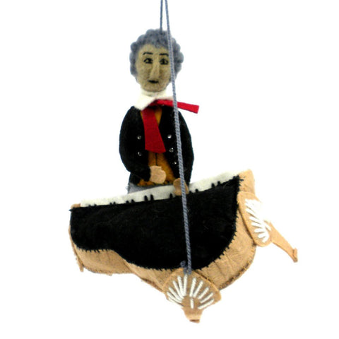 Beethoven Felt Ornament - Silk Road Bazaar (O)