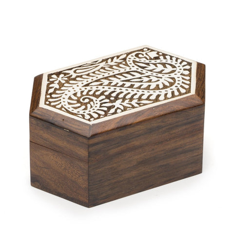 Aashiyana Wood Box - Paisley - Matr Boomie (B)