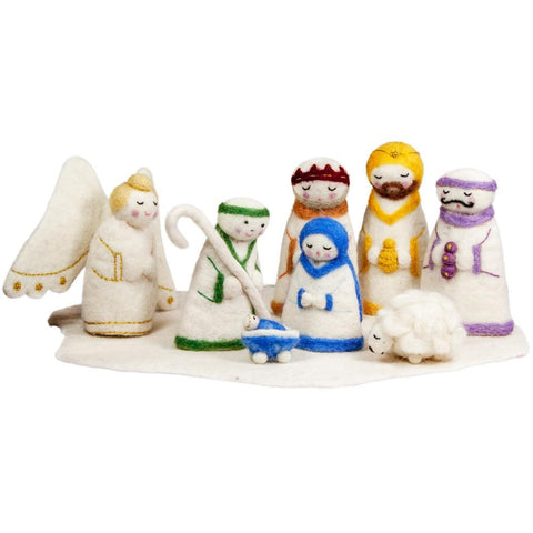 Felt Holy Family Nativity - Wild Woolies (H)