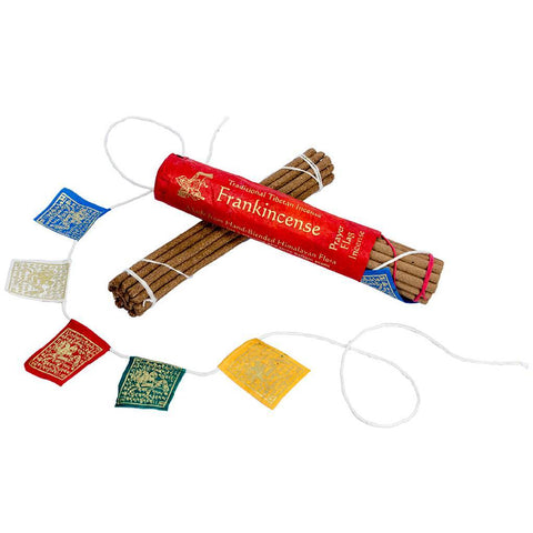 Prayer Flag and Incense Roll - Frankincense - DZI (Meditation)