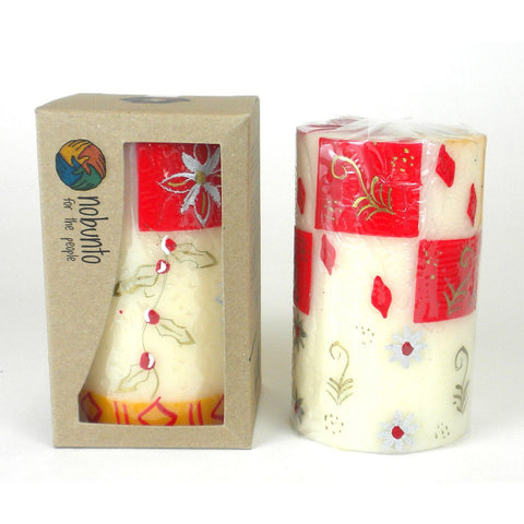 Hand Painted Candle - Single in Box - Kimeta Design - Nobunto