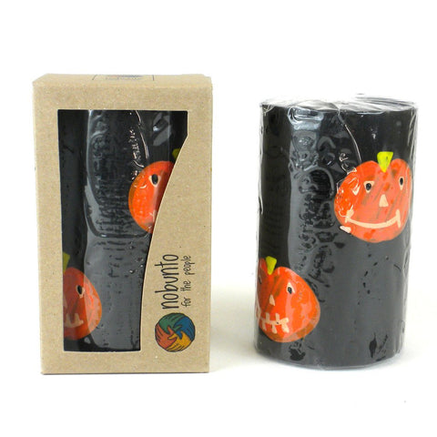 Hand Painted Candle - Single in Box - Halloween Design - Nobunto