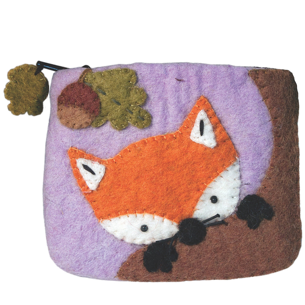 Felt Coin Purse - Baby Fox - Wild Woolies (P)