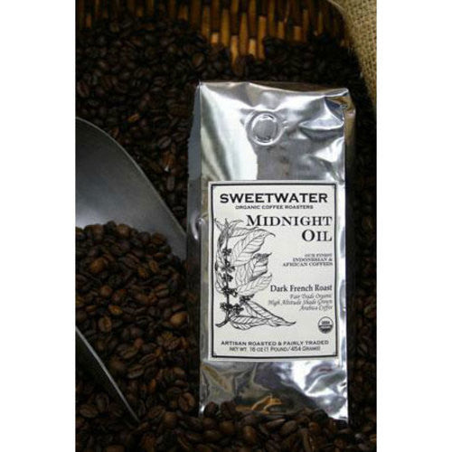 Midnight Oil Organic Coffee 12oz Beans - Sweetwater Coffee