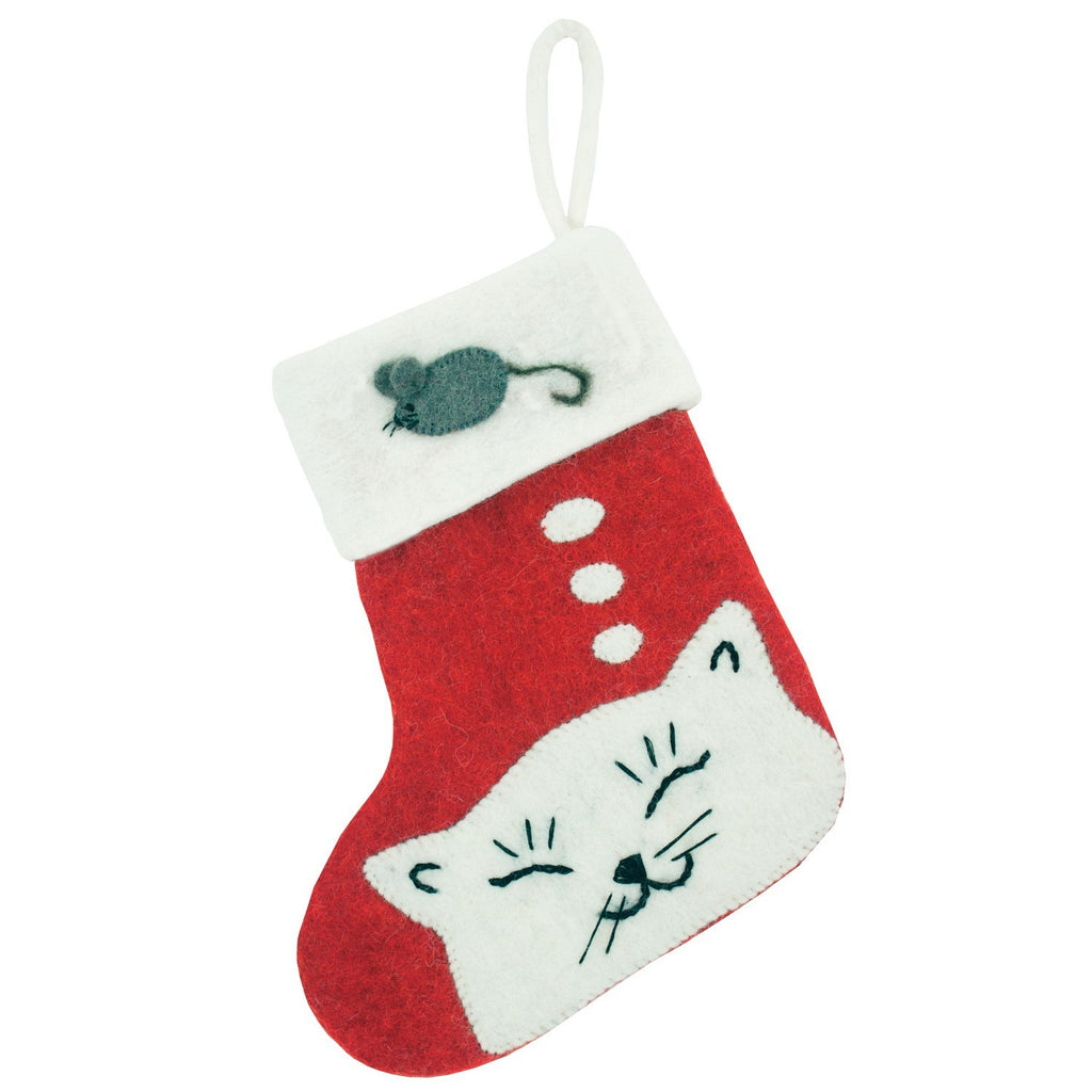 Kitty Holiday Stocking - Wild Woolies (H)