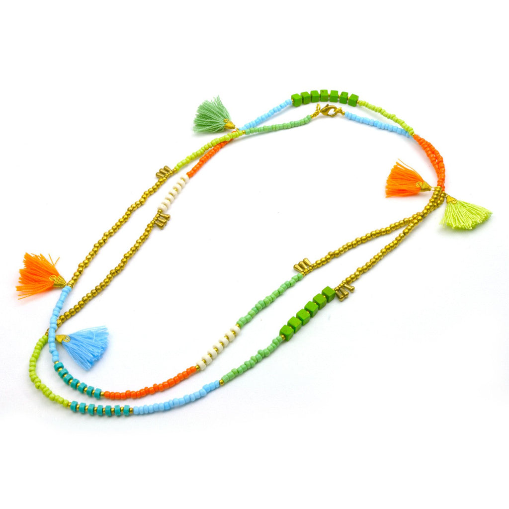 Kerala 3-in-1 Necklace Island - Global Groove (J)