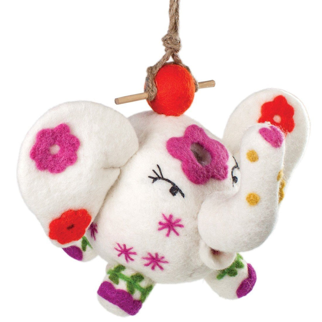 Felt Birdhouse - Flower Power Patty - Wild Woolies