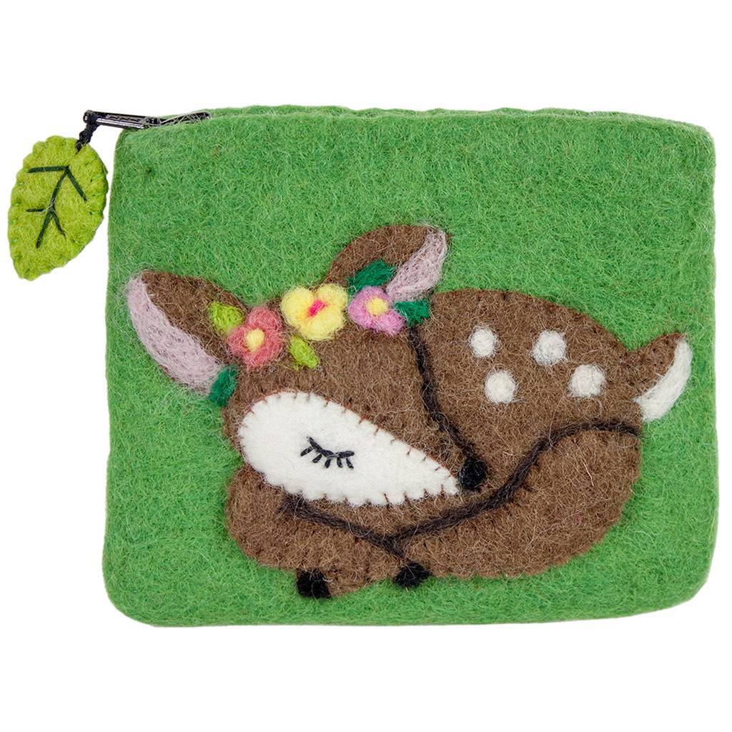 Felt Fawn Coin Purse - Wild Woolies (P)