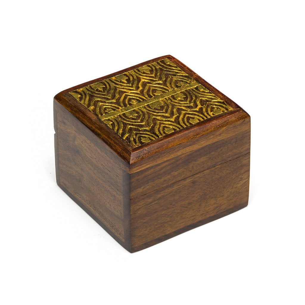 Wood Kashvi Keepsake Box - Temple - Matr Boomie (B)