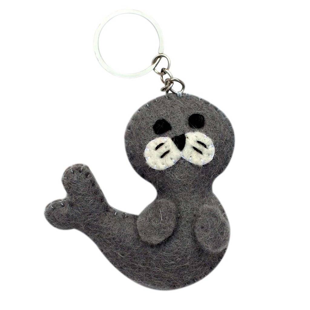 Felt Seal Key Chain - Global Groove (A)