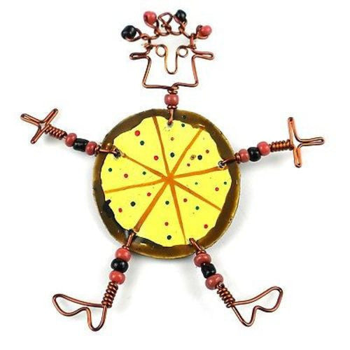 Dancing Girl Pizza Pin - Creative Alternatives