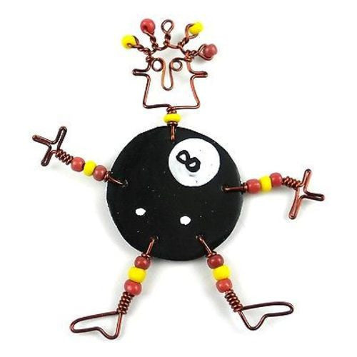 Dancing Girl Eight Ball Pin - Creative Alternatives