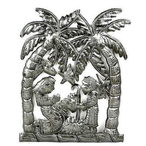 Palm Tree Nativity Wall Art - Croix des Bouquets (H)