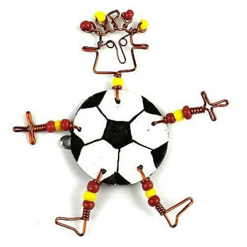 Dancing Girl Soccer Pin - Creative Alternatives