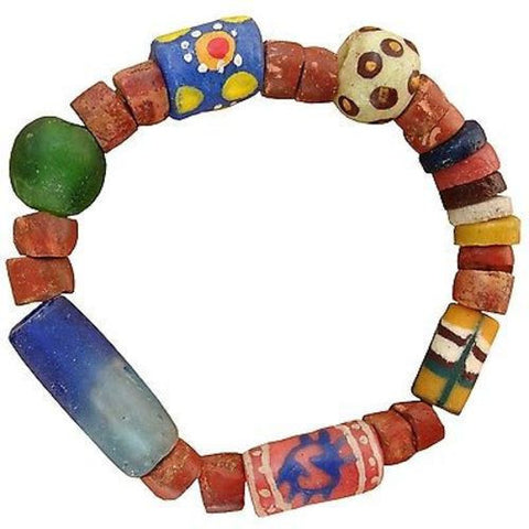 Recycled Glass Bead Eco Bracelet - Global Mamas