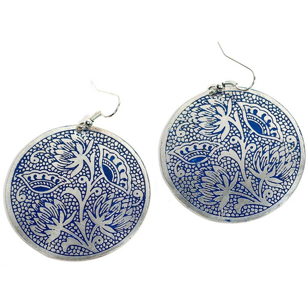 Padma Earrings - Blue - Matr Boomie (Jewelry)