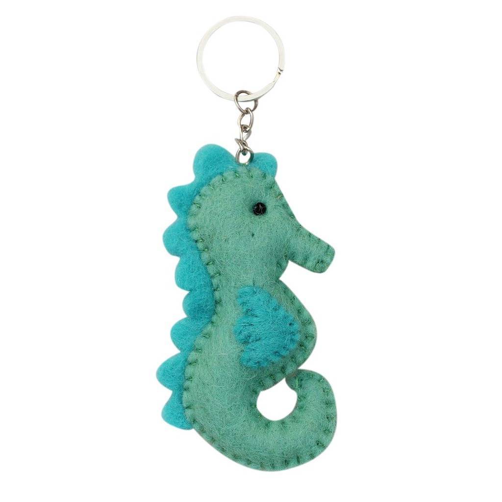 Felt Sea Horse Key Chain - Global Groove (A)