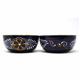 Half Moon Bowls - Blue, Set of Two - Encantada