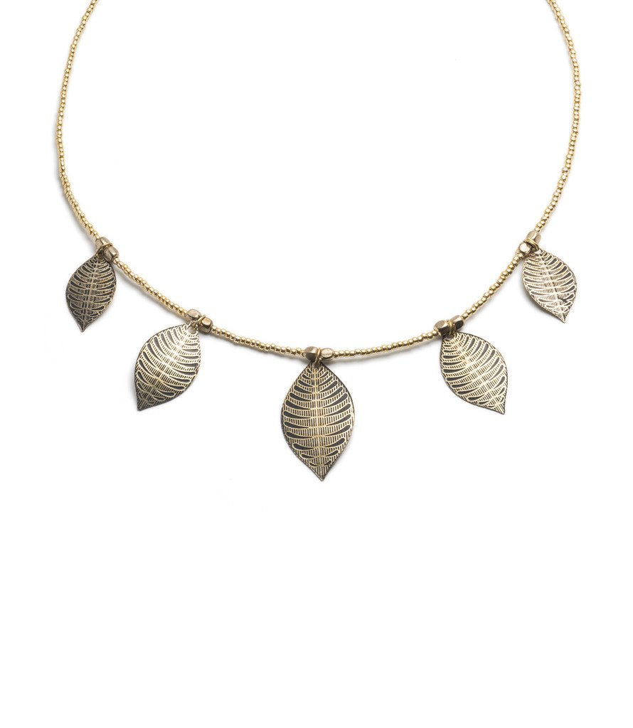 Sanctuary Necklace - Goldtone - Matr Boomie (Jewelry)