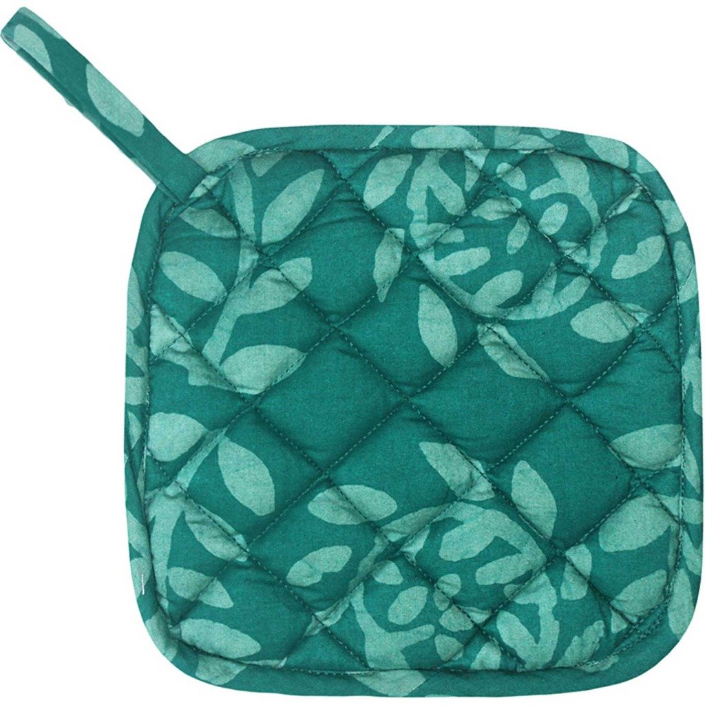 Pot Holder- Evergreen Vines - Organic Cotton - Global Mamas (T)