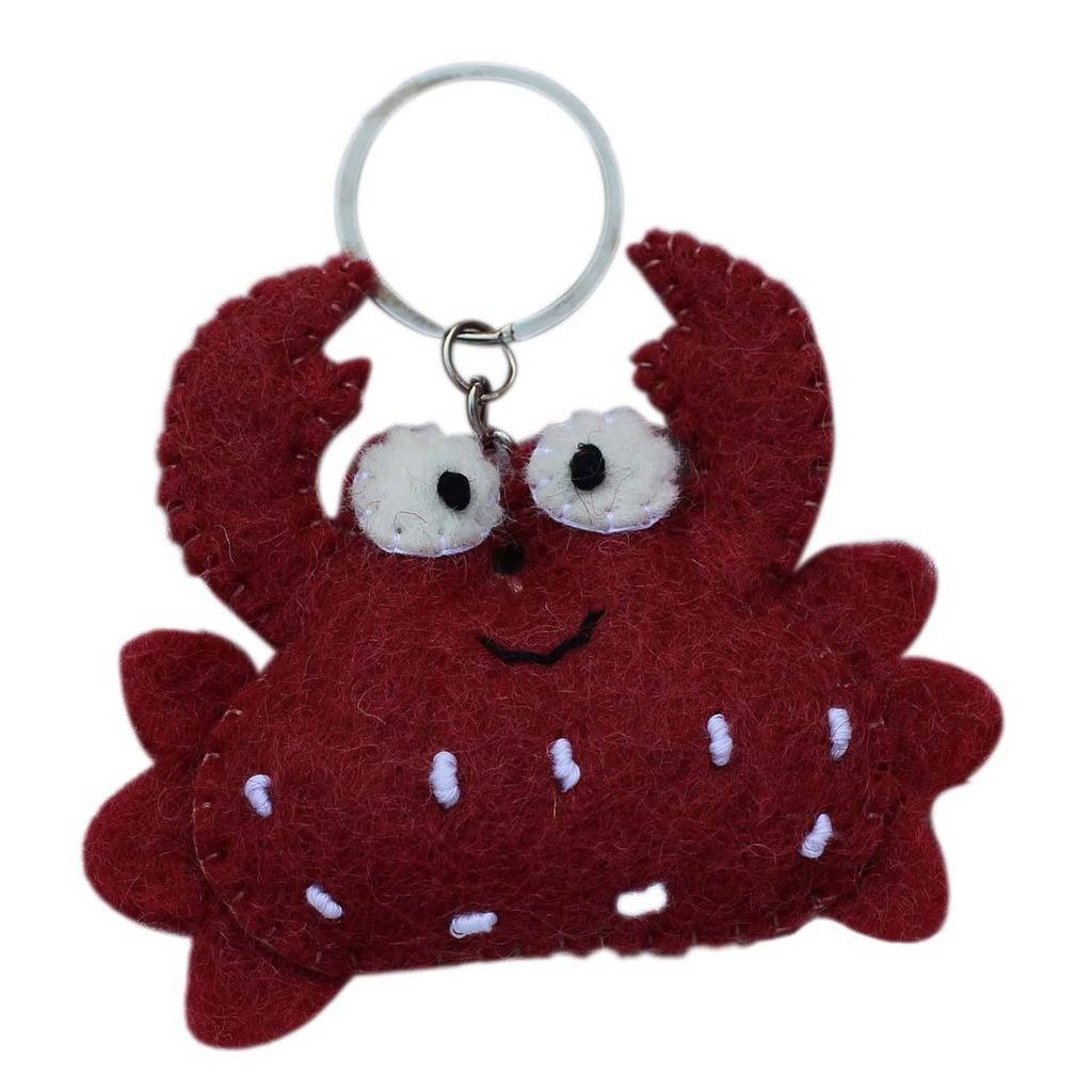 Felt Crab Key Chain - Global Groove (A)