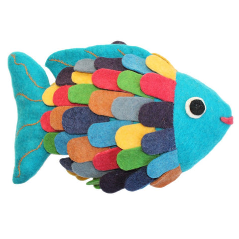 Felted Friend Fish Design -