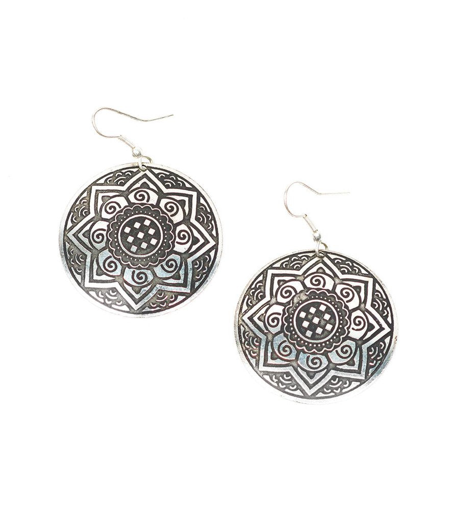 Sun Medallion Earrings - Matr Boomie (Jewelry)