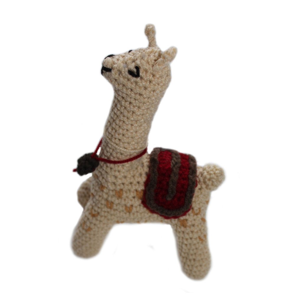 Knit Rattle Llama - Silk Road Bazaar