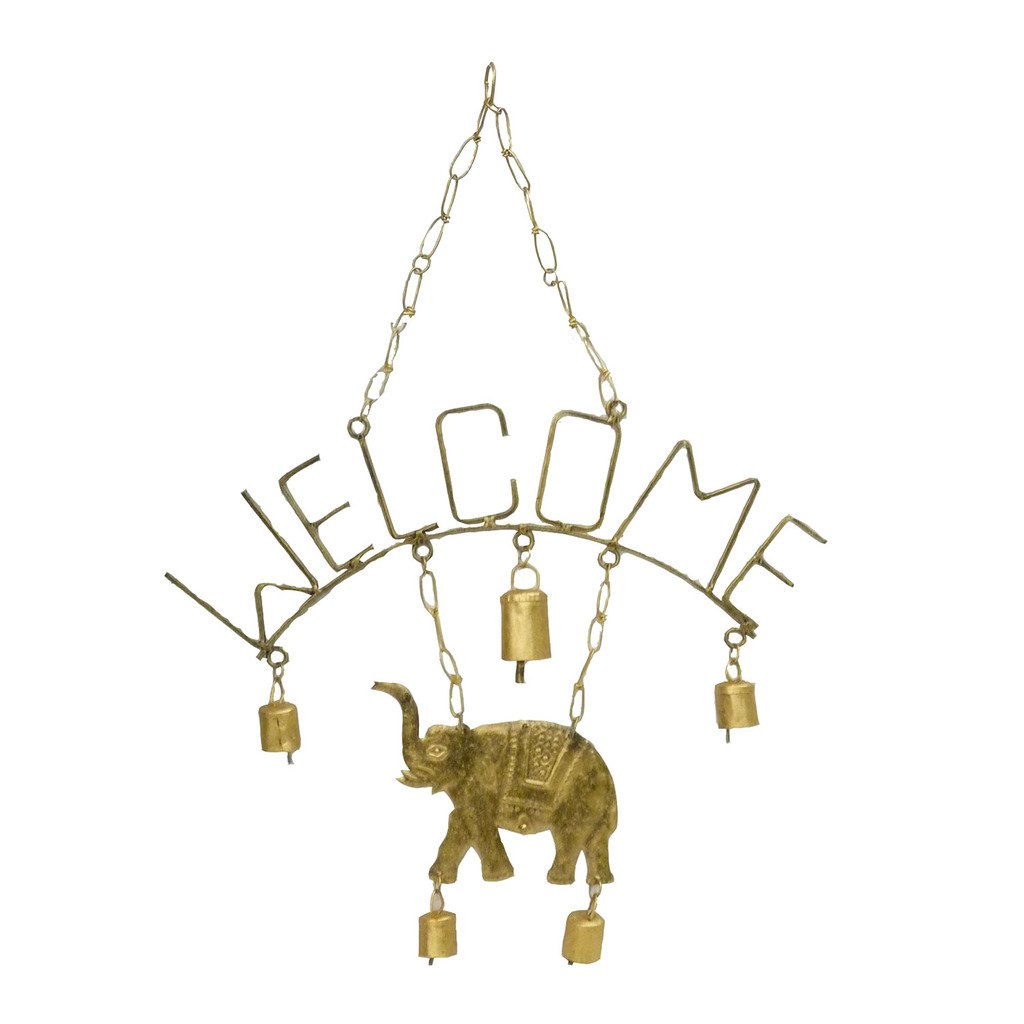 Welcome Elephant Chime with Five Bells - Mira (Bell)