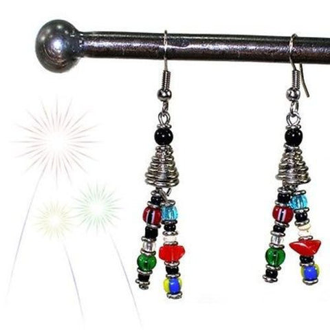 Vibrant Life Earrings - Zakali Creations