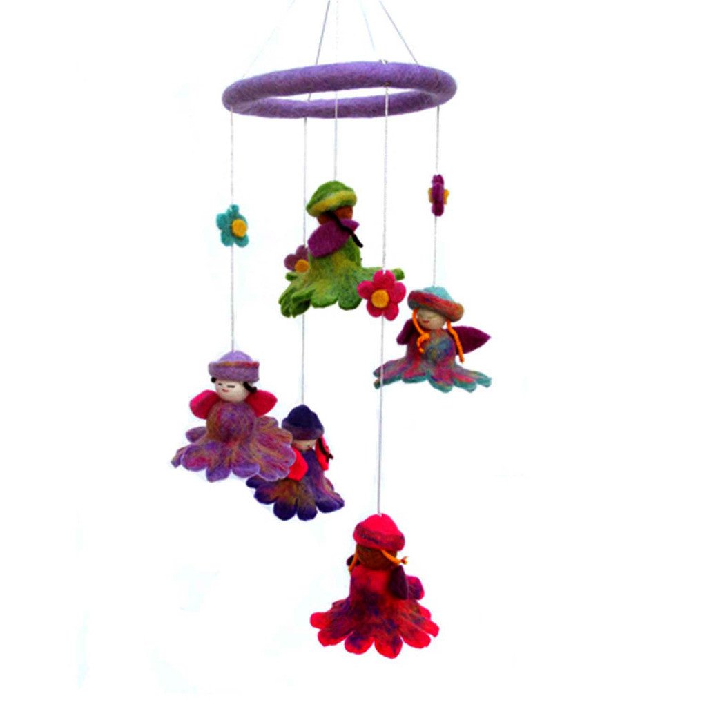 Felt Flower Fairy Mobile - Global Groove