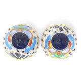 Salt Shakers - Dots and Flowers, Set of Two - Encantada