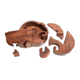 Sleeping Cat Puzzle Box - Matr Boomie (B)