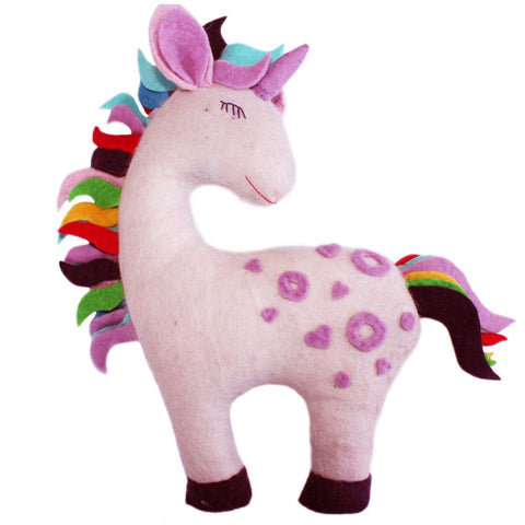 Felted Friend Unicorn Design -