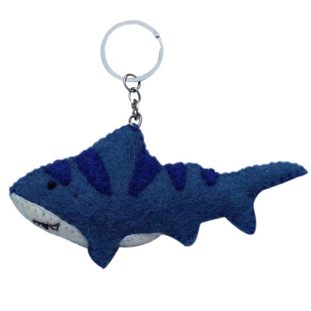 Felt Shark Key Chain - Global Groove (A)