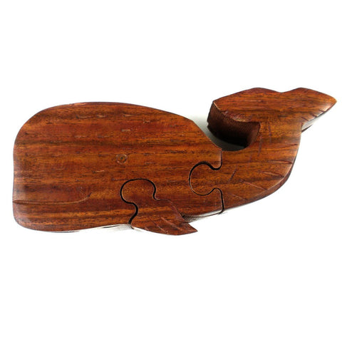 Wood Whale Puzzle Box - Matr Boomie (B)