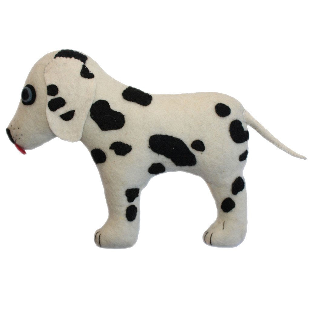 Felted Friend Dalmatian Design -