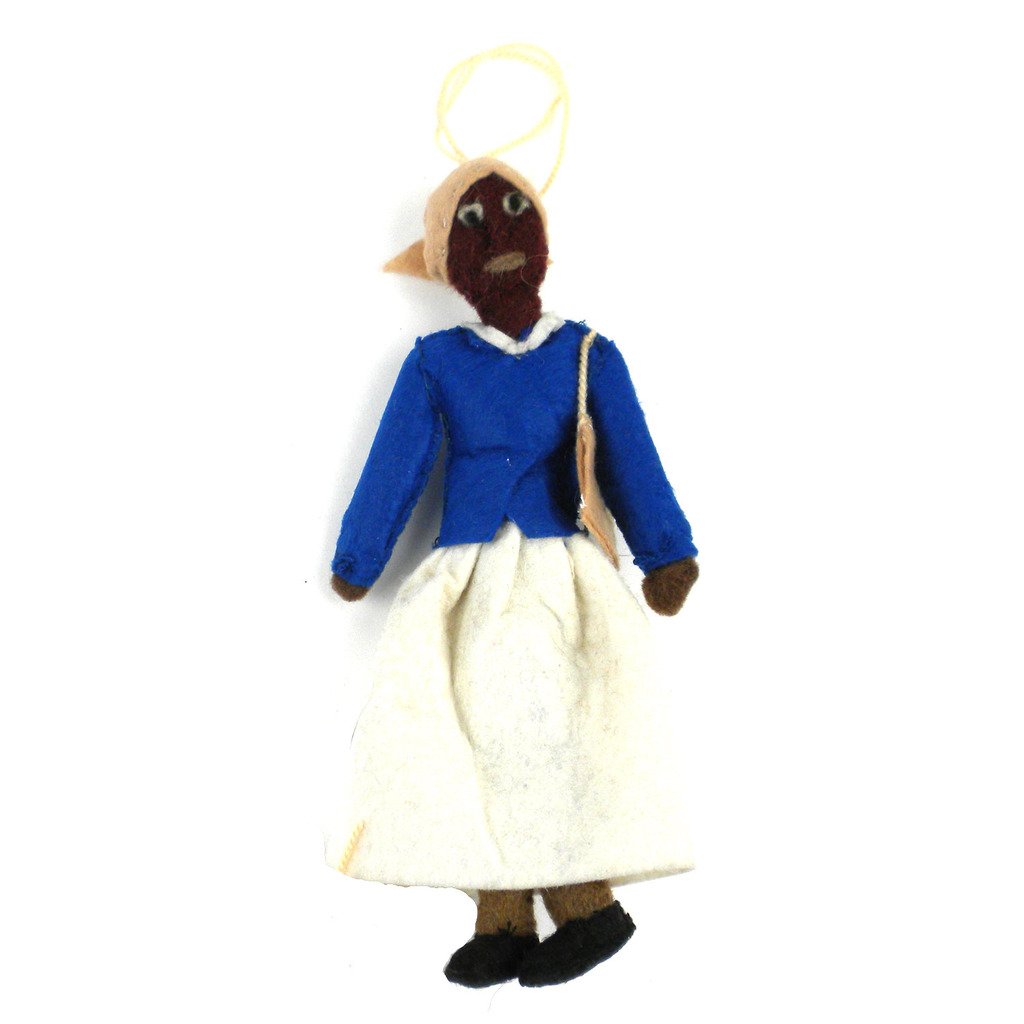 Harriet Tubman Felt Ornament - Silk Road Bazaar (O)